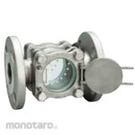 Three-M Industry Flanged sight glass with flapper protective cover