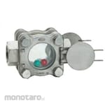 Three-M Industry Screw-in sight glass with ball, with protective cover