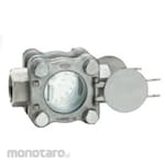 Three-M Industry Screw-in sight glass with flapper protective cover