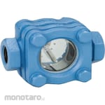 Wasino Kiki GEFDS Screwed Sight Glass [Ductile / Blue / Flapper Type]