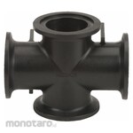 BANJO Flange 2 Full Port Cross