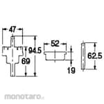KAKUDAI MFG Hole saw for bathtub