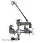 CHICAGO FAUCETS Three-Hole Widespread Wall-Mount Service Sink Faucet