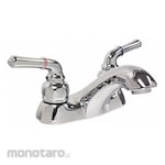 DOMINION FAUCETS Dual-Lever-Handle Two-Hole Centerset Deck-Mount Bathroom Faucet (Kran Kamar Mandi Panas Dingin)