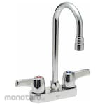 Delta Dual-Lever-Handle Two-Hole Centerset Deck-Mount Bathroom Faucet
