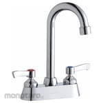 ELKAY Dual-Lever-Handle Two-Hole Centerset Deck-Mount Bathroom Faucet