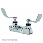 ENCORE Dual-Wristblade-Handle Two-Hole Centerset Deck-Mount Bathroom Faucet