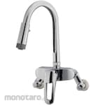 KAKUDAI MFG Single-lever mixer tap with shower (chrome)