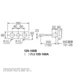 KAKUDAI MFG Wall unit mixer tap, long