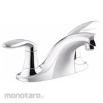 KOHLER Dual-Lever-Handle Two-Hole Centerset Deck-Mount Bathroom Faucet