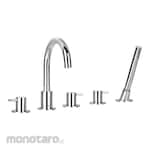 Paloma 5 Hole Bath/Shower Mixer Deck-Mounted (Kran Shower Panas Dingin)