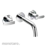 Paloma Two Handle Basin Mixer Wall-Mounted (Kran Wastafel Dinding)
