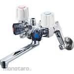 SANEI (formerly Sanei Faucet Manufacturing Co., Ltd.) Solar Four-Valve Mixer Faucet (Kran Panas Dingin)
