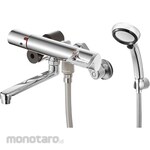 SANEI (formerly Sanei Faucet Manufacturing Co., Ltd.) Thermo shower mixer tap (with Rainy metallic)