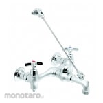 SPEAKMAN Dual-Cross-Handle Two-Hole Widespread Wall-Mount Service Sink Faucet (Kran Bak Cuci)