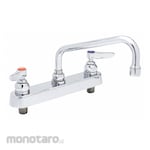 T S BRASS Dual Lever Handle Two-Hole Centerset Deck Mount Multipurpose Faucet (Kran Dua Putaran)