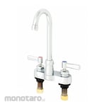 ZURN Dual Lever Handle Two Hole Centerset Deck Mount Bathroom Faucet (Kran Wastafel Dua Putaran)