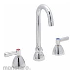 ZURN Dual-Lever-Handle Three-Hole Widespread Deck-Mount Kitchen Sink Faucet (Kran Wastafel Dapur)