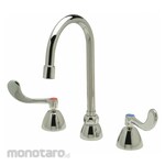 ZURN Dual-Wristblade-Handle Three-Hole Widespread Deck-Mount Multipurpose Faucets