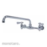 ADVANCE TABCO Dual-Lever-Handle Two-Hole Centerset Deck-Mount Kitchen Sink Faucets