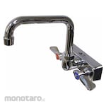 ADVANCE TABCO Dual-Lever-Handle Two-Hole Centerset Wall-Mount Kitchen Sink Faucet