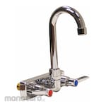 ADVANCE TABCO Dual-Lever-Handle Two-Hole Centerset Wall-Mount Multipurpose Faucets