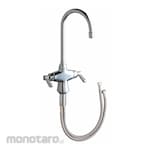 CHICAGO FAUCETS Dual-Lever-Handle Single-Hole Deck-Mount Kitchen Sink Faucets