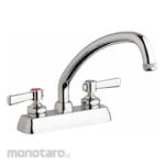 CHICAGO FAUCETS Dual-Lever-Handle Two-Hole Centerset Deck-Mount Kitchen Sink Faucets