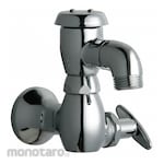 CHICAGO FAUCETS Single-Blade-Handle Single-Hole Wall-Mount Inside Sill Faucets