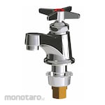 CHICAGO FAUCETS Single-Cross-Handle Single-Hole Deck-Mount Bathroom Faucets