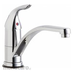 CHICAGO FAUCETS Single-Joystick-Handle Single-Hole Deck-Mount Kitchen Sink Faucet