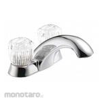 DELTA FAUCET COMPANY Dual-Knob-Handle Two-Hole Centerset Deck-Mount Bathroom Faucets