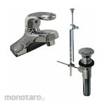 DOMINION FAUCETS Single-Joystick-Handle Two-Hole Centerset Deck-Mount Bathroom Faucets