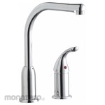 ELKAY RESIDENTIAL Single-Joystick-Handle Two-Hole Off-Centerset Deck-Mount Kitchen Sink Faucet