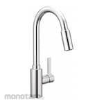 GENTA Single-Side-Joystick-Handle Single-Hole Deck-Mount Kitchen Sink Faucets
