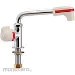 KAKUDAI MFG Left handle vertical swivel faucet (for hot water discharge)