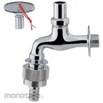 KAKUDAI MFG Shared horizontal faucet (with automatic connection and anti-freeze function)
