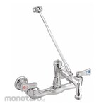 MOEN Dual-Lever-Handle Two-Hole Widespread Wall-Mount Service Sink Faucets