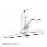 SPEAKMAN Single-Joystick-Handle Three-Hole Widespread Deck-Mount Kitchen Sink Faucets