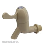 Shk Shk Kran Plastik Engkol Polos - Coklat