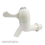 Shk Shk Kran Plastik Engkol Polos - Putih