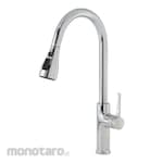 Zanru Single Lever Kitchen Faucet with Pull-Out Spray (Kran Dapur Tarik)