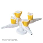 Duraline Four-Way Bench Gas Faucet Lift Turn (Kran Gas Meja 4 Arah)