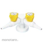 Duraline Two-Way Bench Gas Faucet Lift Turn (Kran Gas Meja 2 Arah)