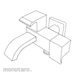 Gritania Two-Way Wall Faucet Square Handle (Kran Tembok 2 Arah)