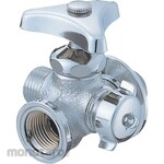 SANEI (formerly Sanei Faucet Manufacturing Co., Ltd.) Cross Branch Valve (Kran Cabang 4 Arah)