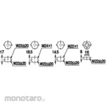 KAKUDAI MFG Conversion adapter set
