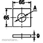 KAKUDAI MFG One-hole mixing stopper mounting reinforcement plate