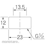KAKUDAI MFG Water faucet owl nut 13