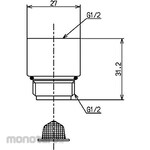 TOTO Constant flow valve (for THYC48)